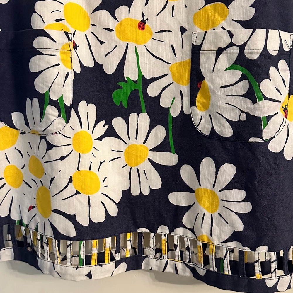 Lilly Pulitzer White and Yellow Sleeveless Sundress